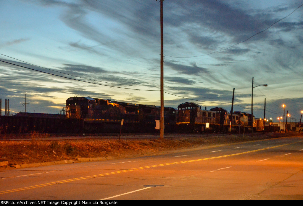 CSX Locomotives in the Yard